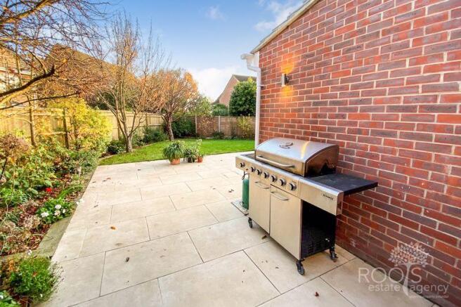 Side patio and...