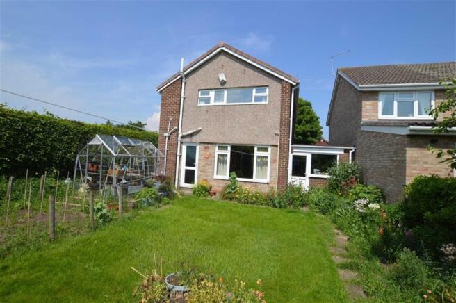 Rear of property
