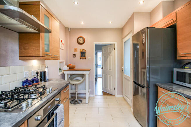 Kitchen through to hallway