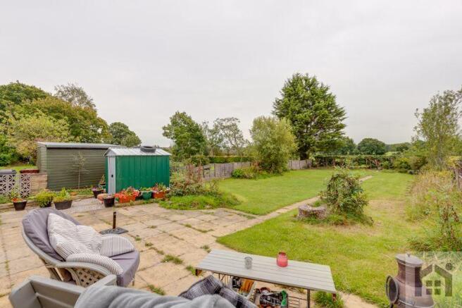 Terrace and lawn