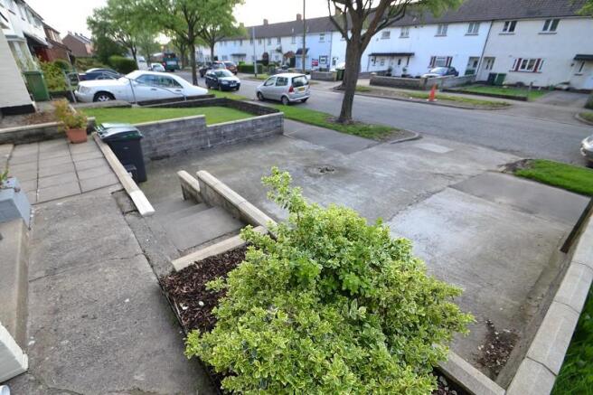 Driveway and entrance
