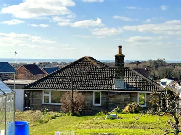 View from top of garden