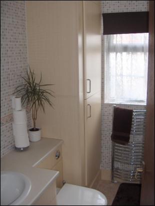 with shower