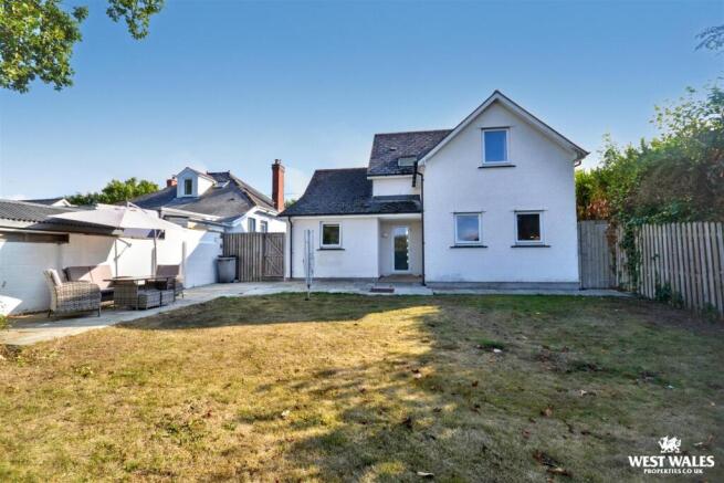 Rear of property