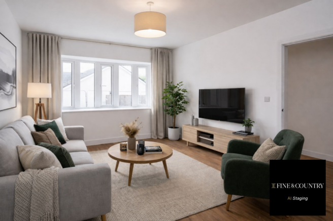 AI staging of furnishings