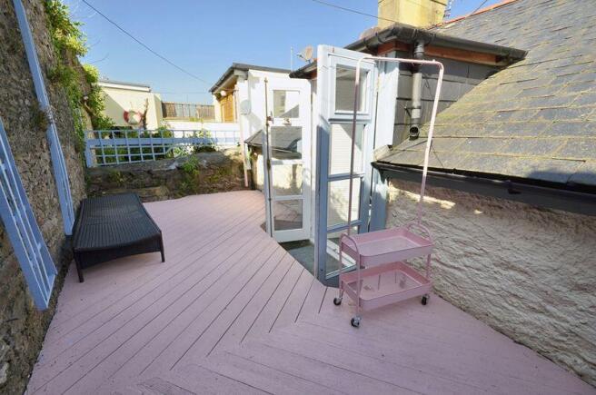 Rear patio