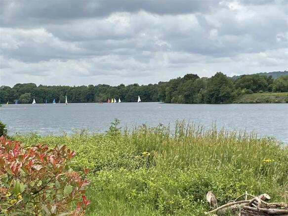 The nearby lake view