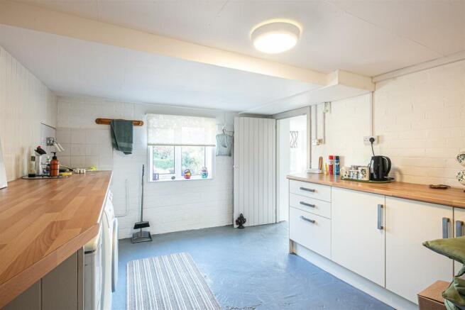 Basement utility room