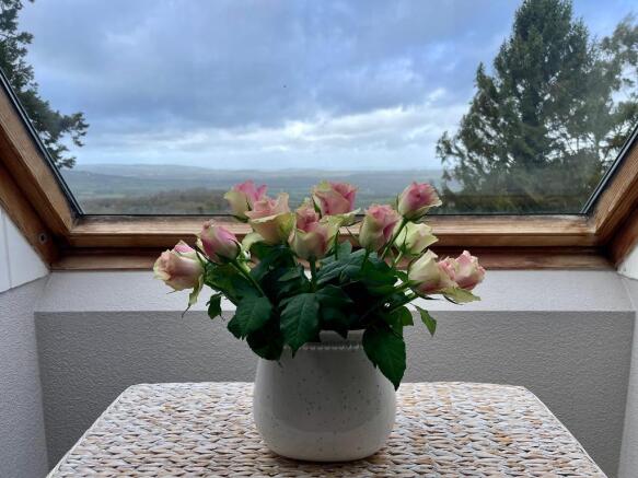 Main bedroom with stunning views