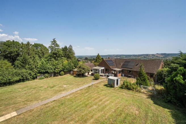 Rear of property
