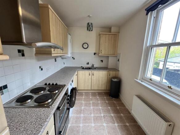 Kitchen with ample cupboard space