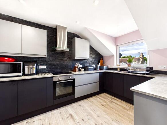 Kitchen/Dining/Living Area.