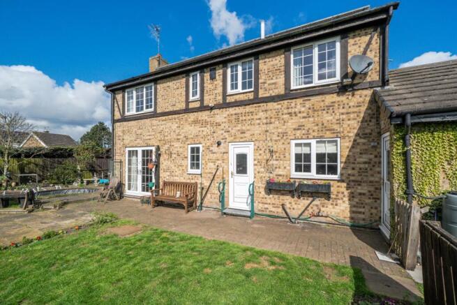 View of house from the back garden