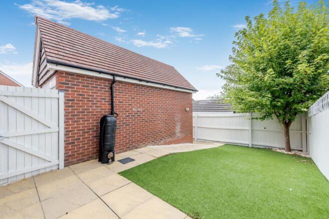 Rear garden