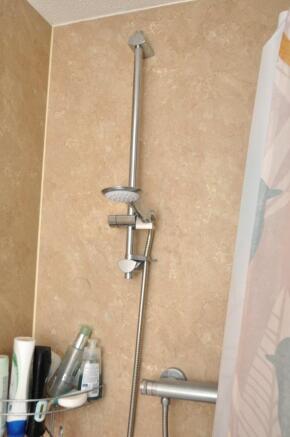 Shower over bath