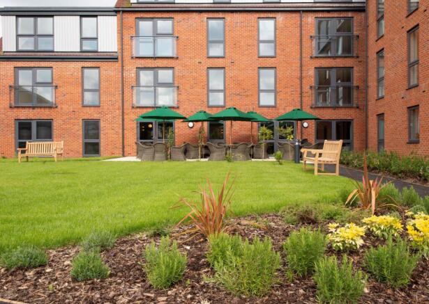 Typical landscaped gardens