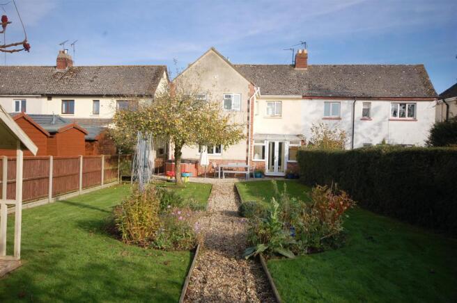Rear of property