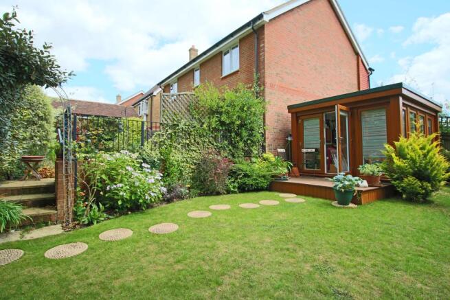 Rear Garden with Studio