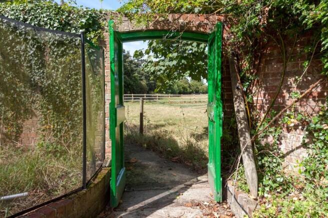 Gate into field