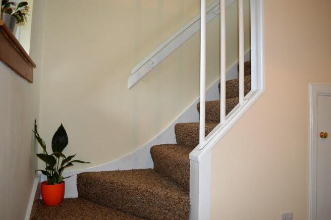 Stairs to upper leve