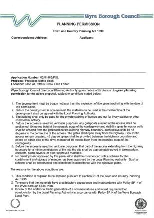 Planning Permission