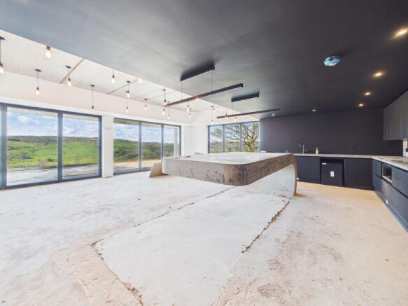 Kitchen/Dining/Living Area