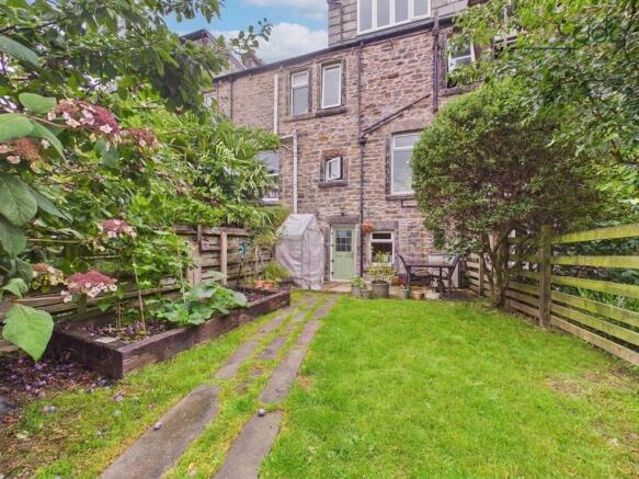 The rear garden