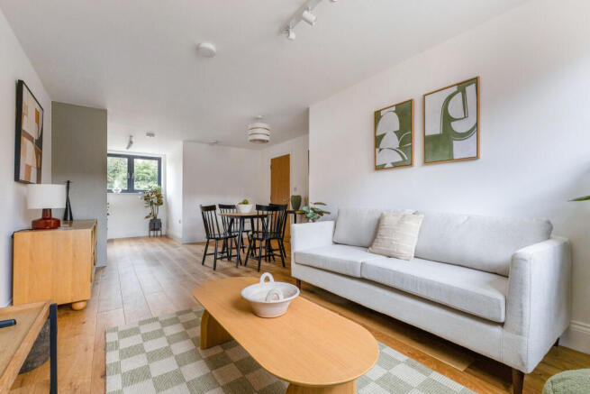 Open plan living -  please note photo is of show home