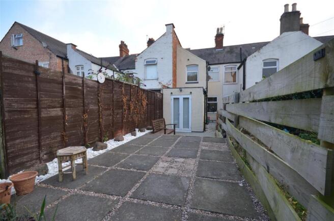 Rear of property