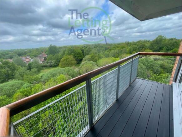 View from Living Room Balcony over Heaton Park