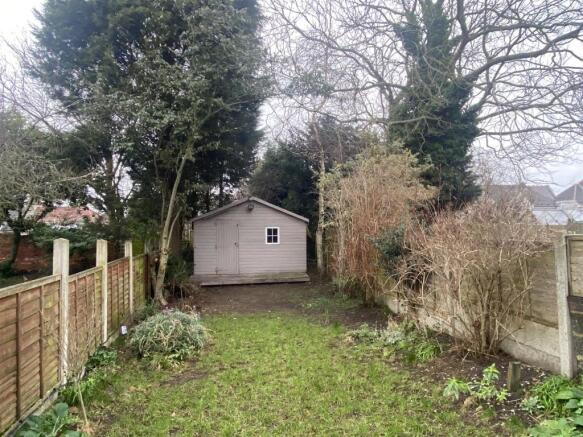 Fully enclosed rear garden