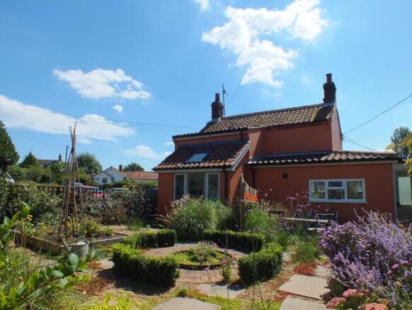 Rear of cottage