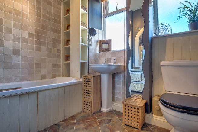 Bathroom on first...