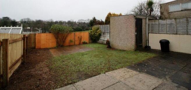 west facing garden