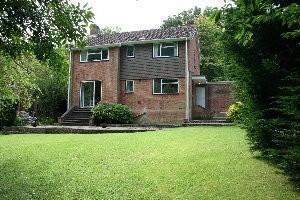 Rear of property
