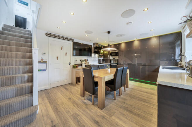 Kitchen/ Dining Area.