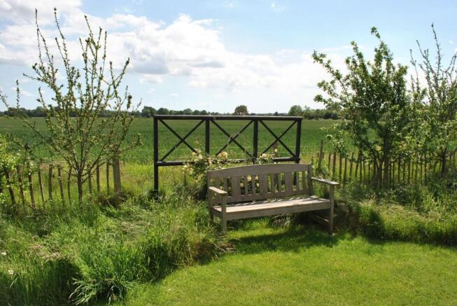 VIEW OVER FARMLAND TO REAR