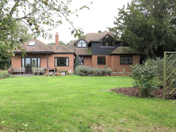 Rear of house