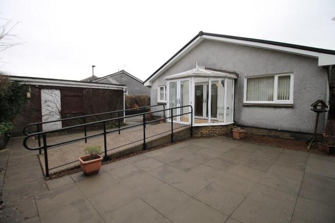Rear of property