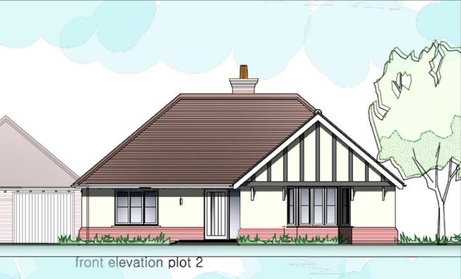 Indicative Front Elevation - plot 1