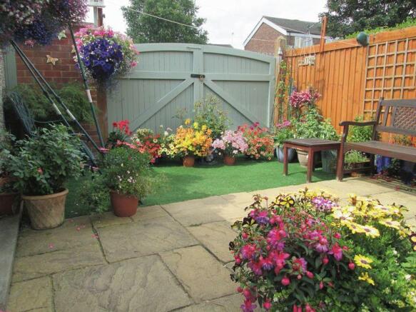 Rear garden