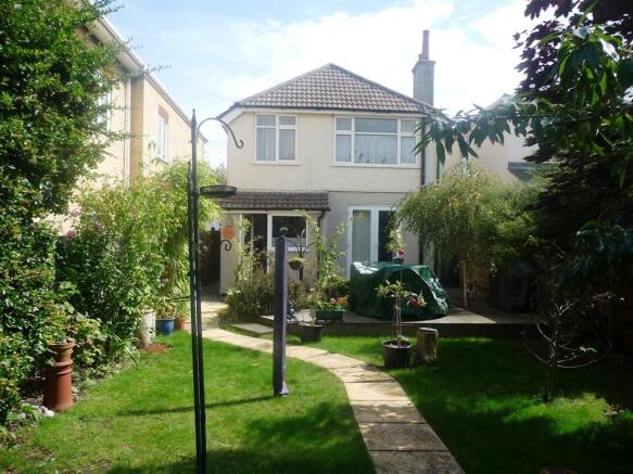 Rear of property