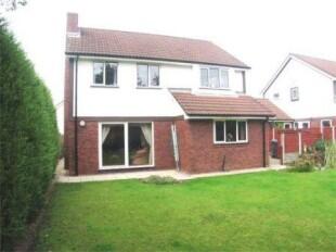 Rear of property