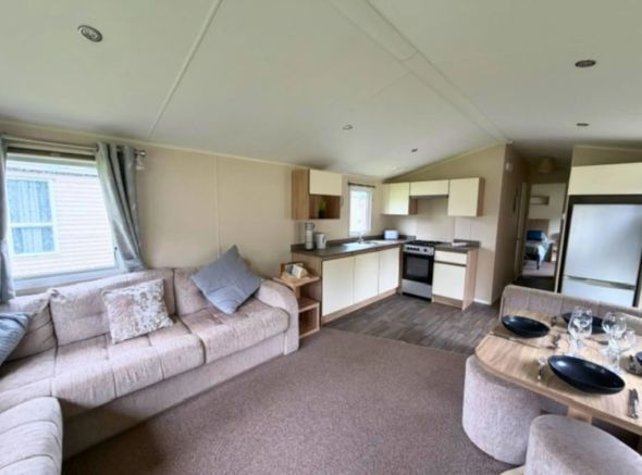 Open Plan Layout In The Willerby Mistral Holiday C