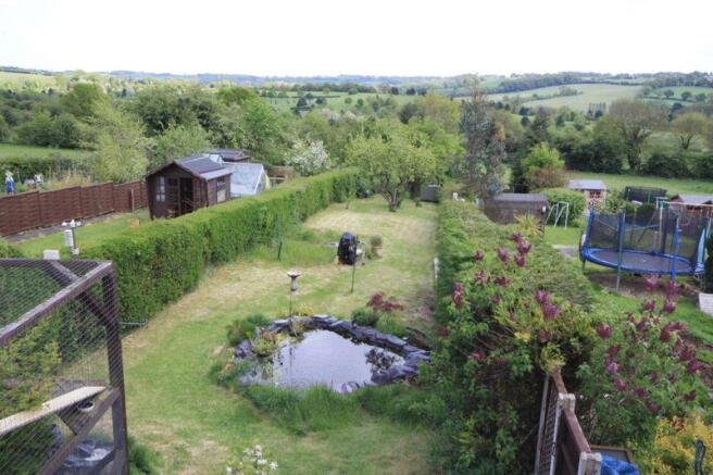 view over garden