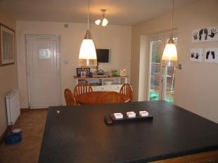 Prep Island To Breakfast Room
