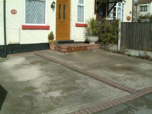 front driveway