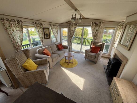 Living Area with Patio Doors in the ABI Westwood H