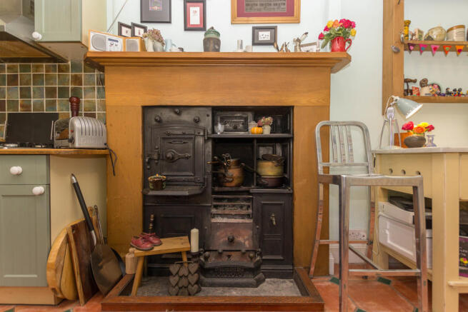 Kitchen Fireplace...