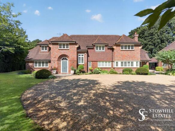 Front of house and drive